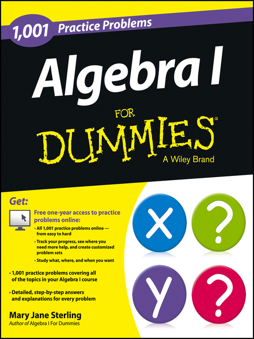 Title details for Algebra I by Mary Jane Sterling - Available